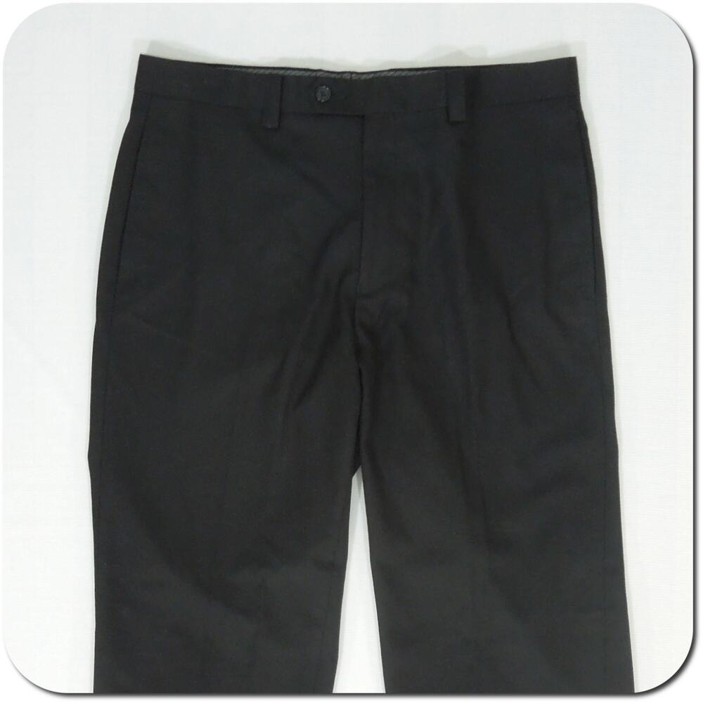RALPH LAUREN Mens Black Dress Pants Inseam 30.5"